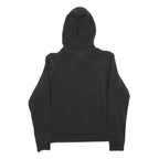 PUMA Womens Black Hoodie UK 12 Cotton Blend Pullover Hooded Sweatshirt