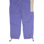 FRANCITAL Womens Cotton Blend Blue & Red Regular Straight Trousers W30 L32