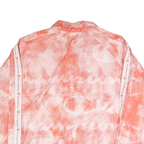 CHAMPION Womens Coral Polyester Coach Jacket XL Printed Logo Zip