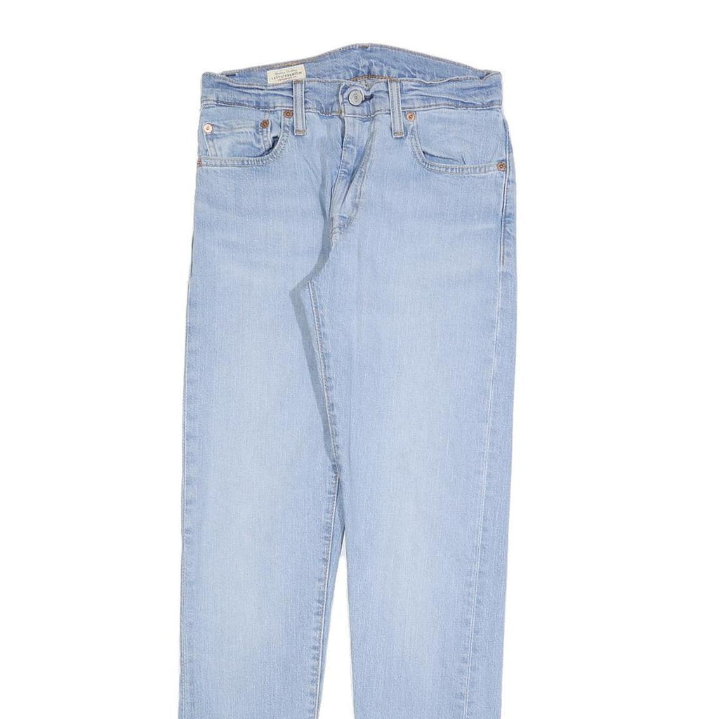 LEVI'S 512 BIG E Mens Jeans Light Blue Slim Skinny Denim W28 L32 Classic Zip