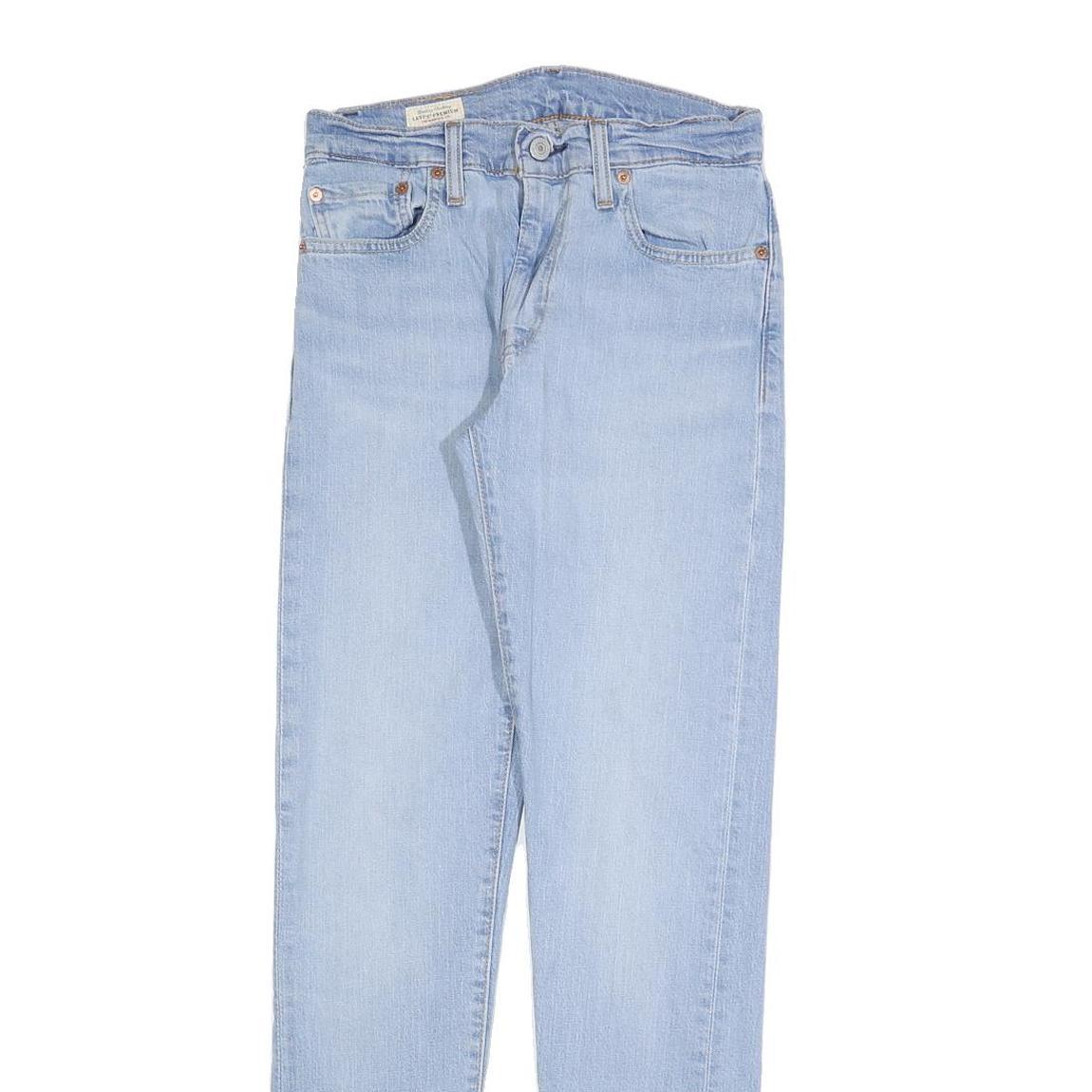 LEVI'S 512 BIG E Mens Jeans Light Blue Slim Skinny Denim W28 L32 Classic Zip