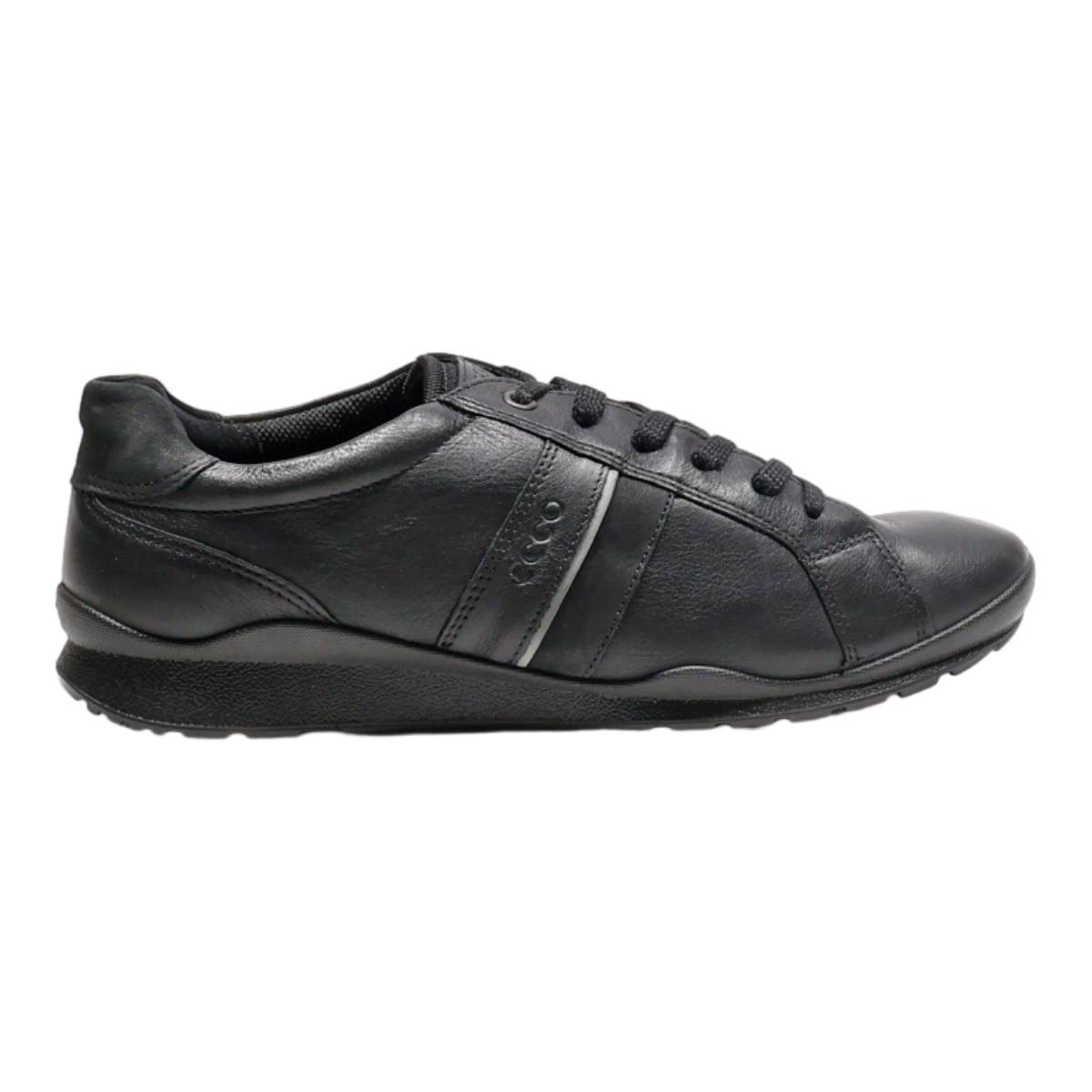 ECCO Sneaker Trainers Black Synthetic Mens UK 7.5