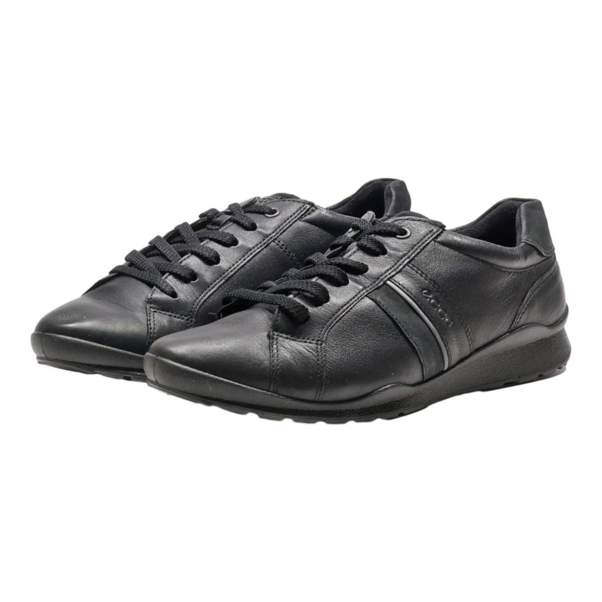 ECCO Sneaker Trainers Black Synthetic Mens UK 7.5