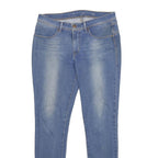 LEVI'S Womens Mid Rise Skinny Jeans Blue Regular Skinny Denim Medium W30 L32