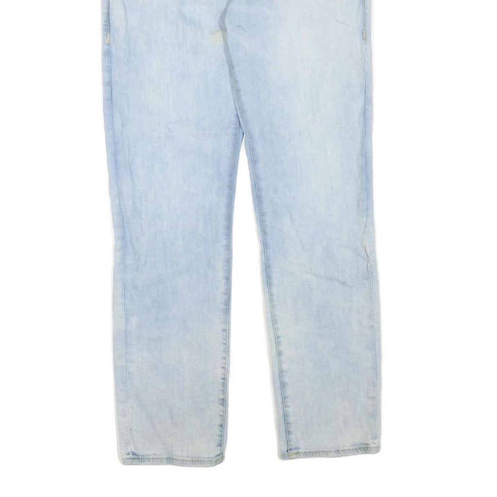 TRUE RELIGION Womens Jeans Regular Straight Denim Light W33 L34 Zip Cotton Blend