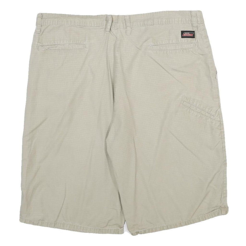 DICKIES Mens Shorts Beige Casual XL W38 Cotton Plain Button Pocketed