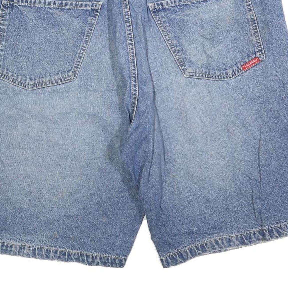 TRADERS Mens Denim Blue Shorts Casual L W36 Comfortable Cotton Blend