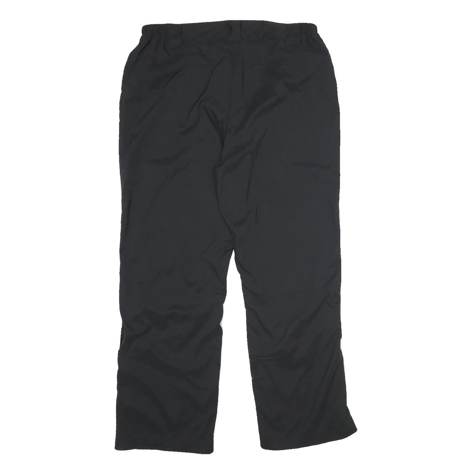 CRIVIT OUTDOOR Womens Polyamide Blend Black Regular Fit Straight Leg Trousers