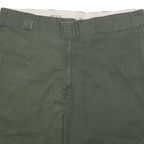 DICKIES Mens Shorts Green Casual Cotton Blend XL W34 Classic Fit Workwear