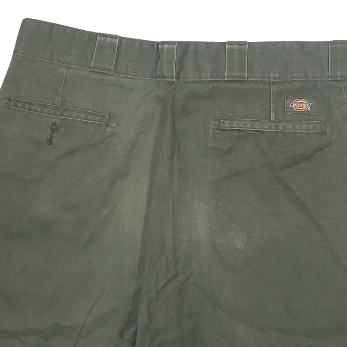 DICKIES Mens Shorts Green Casual Cotton Blend XL W34 Classic Fit Workwear