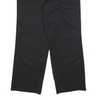 DICKIES Mens Black Loose Straight Trousers W36 L30 Cotton Blend Workwear