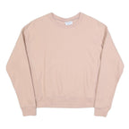 CHAMPION REVERSE WEAVE Womens Beige Crew Neck M Cotton Blend Sweatshirt