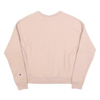 CHAMPION REVERSE WEAVE Womens Beige Crew Neck M Cotton Blend Sweatshirt