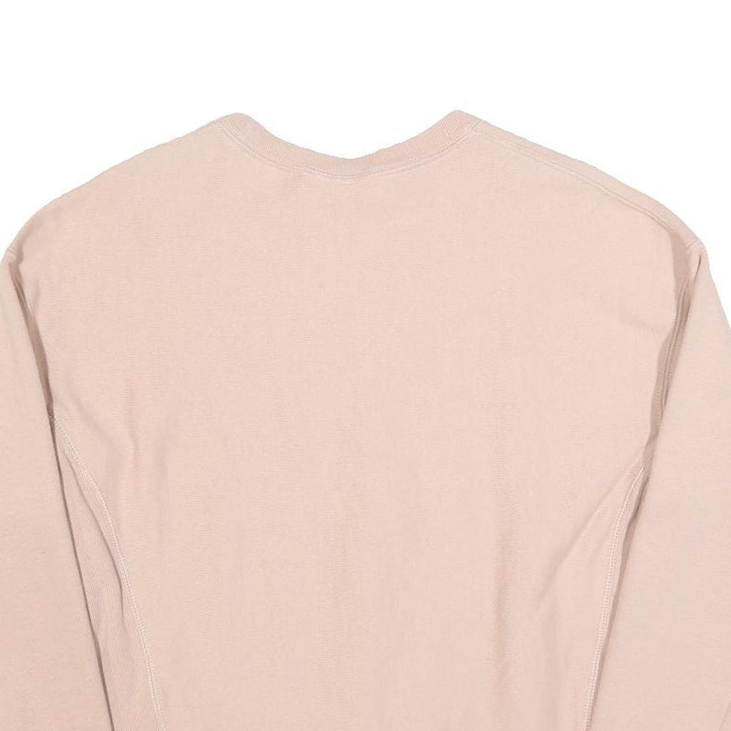 CHAMPION REVERSE WEAVE Womens Beige Crew Neck M Cotton Blend Sweatshirt