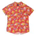 NFL Mens Red & Yellow Kansas City Chiefs Hawaiian Shirt L Summer Casual