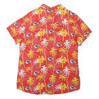 NFL Mens Red & Yellow Kansas City Chiefs Hawaiian Shirt L Summer Casual