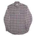 CARHARTT Mens Blue & Red Check Shirt L Cotton Blend Long Sleeve Button Shirt