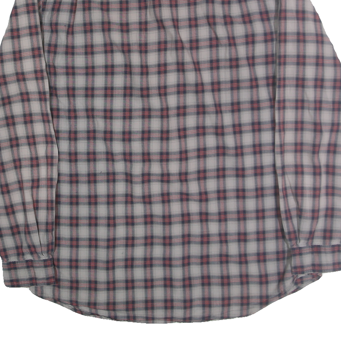 CARHARTT Mens Blue & Red Check Shirt L Cotton Blend Long Sleeve Button Shirt