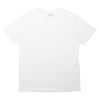 UNDER ARMOUR Mens White & Blue Graphic T-Shirt XL Short Sleeve Crew Neck