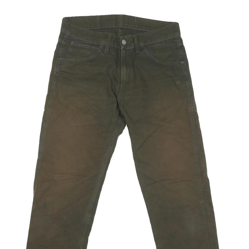 CARHARTT Mens Regular Fit Workwear Cotton Blend Straight Leg Green W30 L28