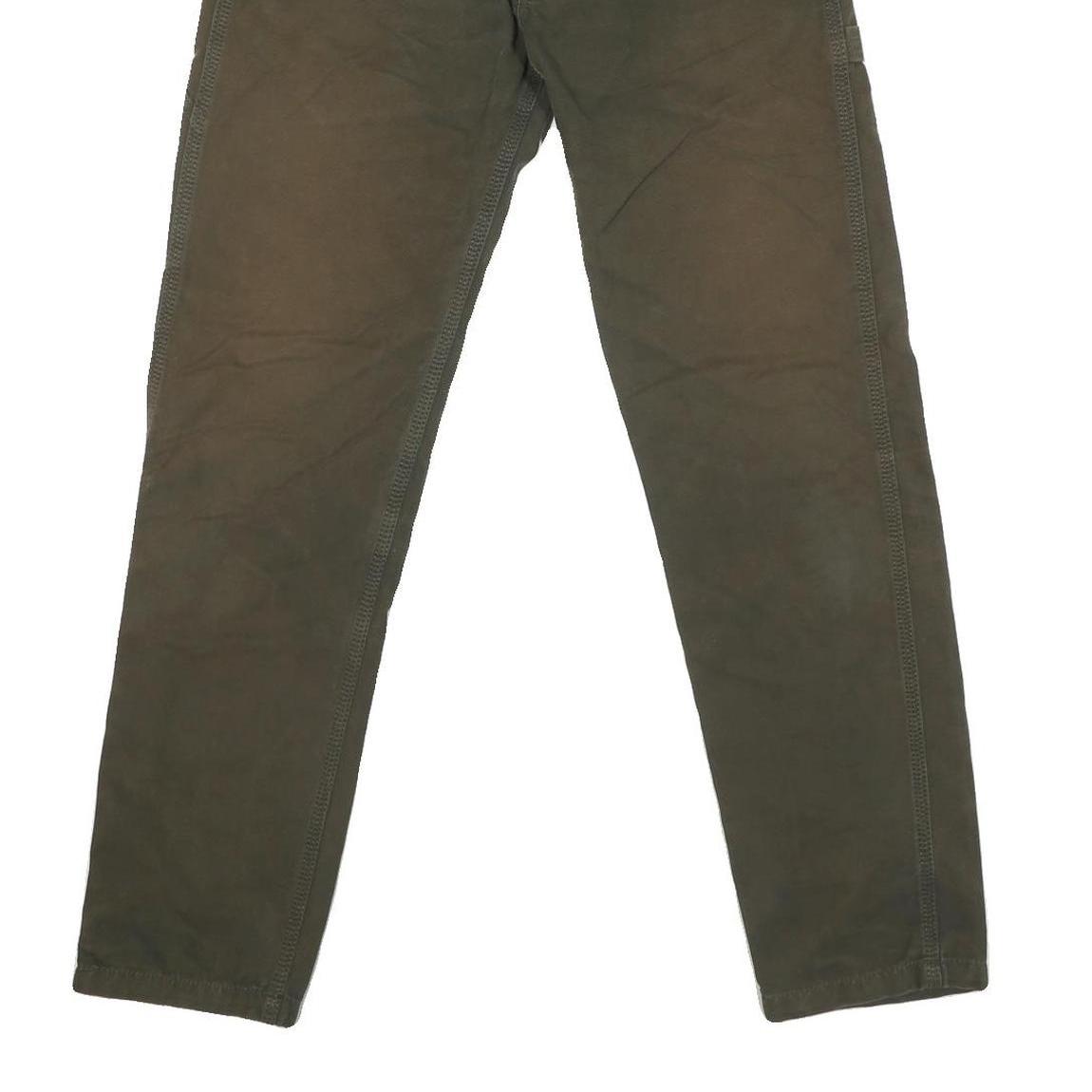 CARHARTT Mens Regular Fit Workwear Cotton Blend Straight Leg Green W30 L28