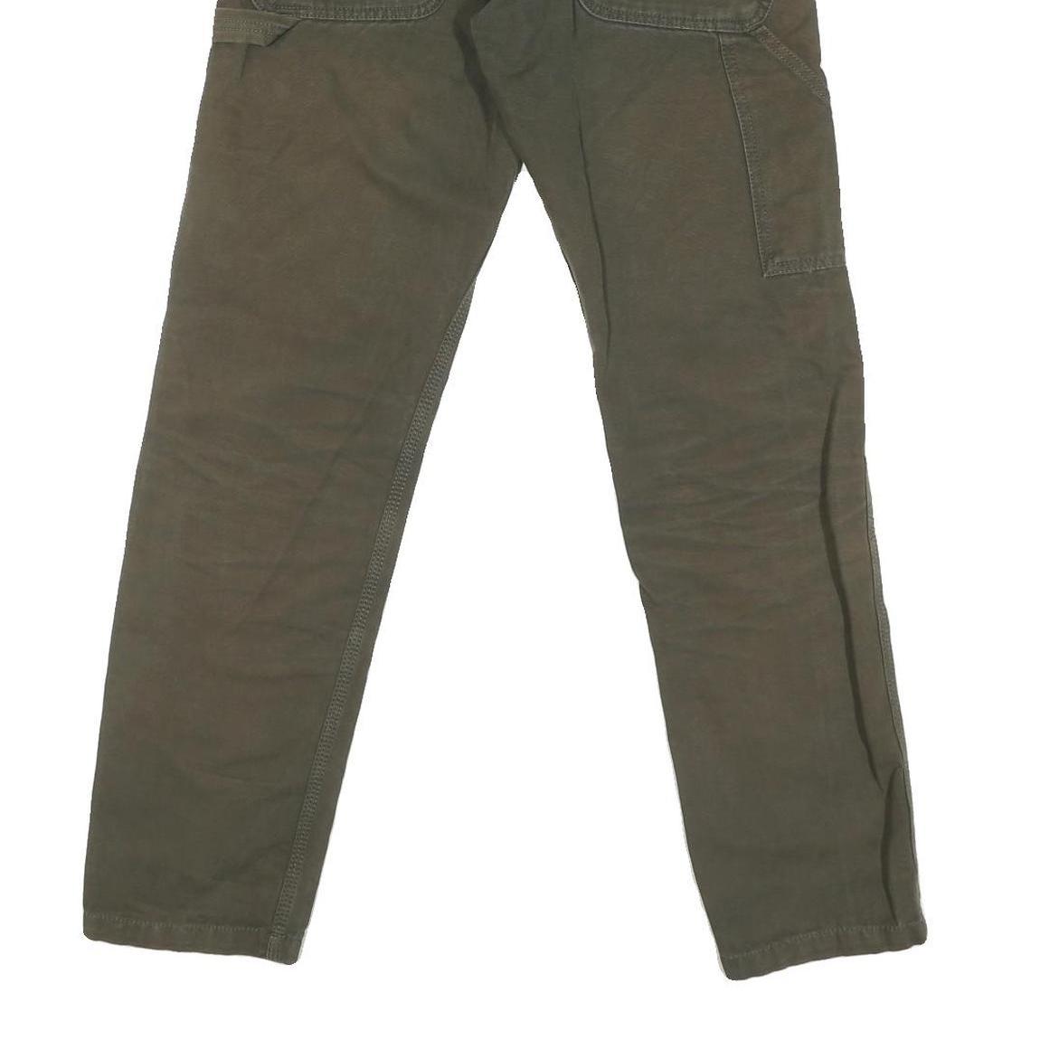 CARHARTT Mens Regular Fit Workwear Cotton Blend Straight Leg Green W30 L28