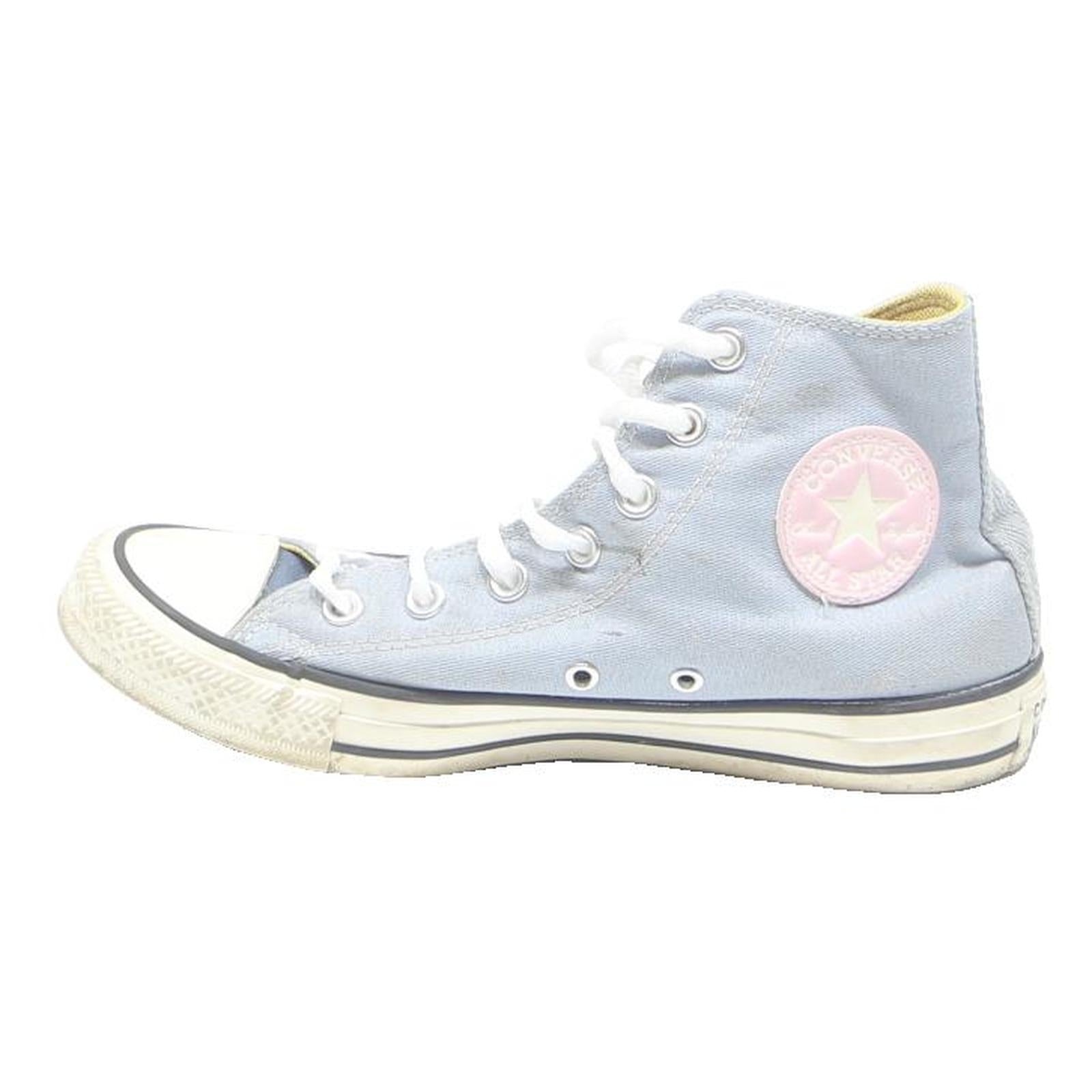 CONVERSE Chuck Taylor All Star Womens High Top Trainers Blue Canvas UK 5.5