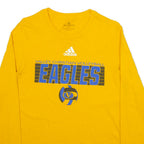 ADIDAS Mens T-Shirt Yellow Long Sleeve M