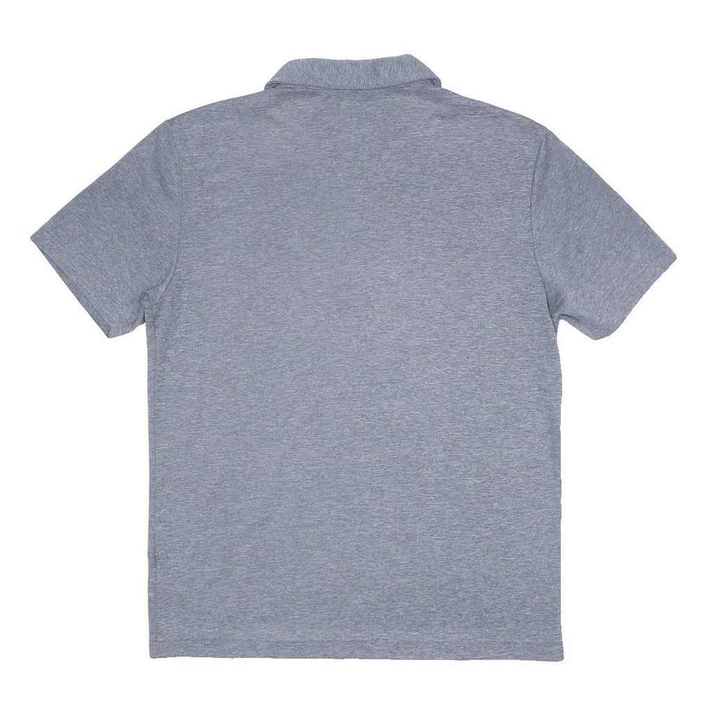 ADIDAS Mens Grey Short Sleeve Plain Polo Shirt S Polyester Blend Casual