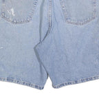 WRANGLER Mens Denim Blue Casual Shorts L W34 Cotton Blend Comfortable Fit