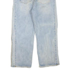 MODE SIMPLE Womens Jeans Light Blue Regular Straight Denim W32 L28 Cotton Blend