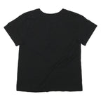 CHAMPION Womens Black Graphic T-Shirt S Short Sleeve Crew Neck Cotton Casual