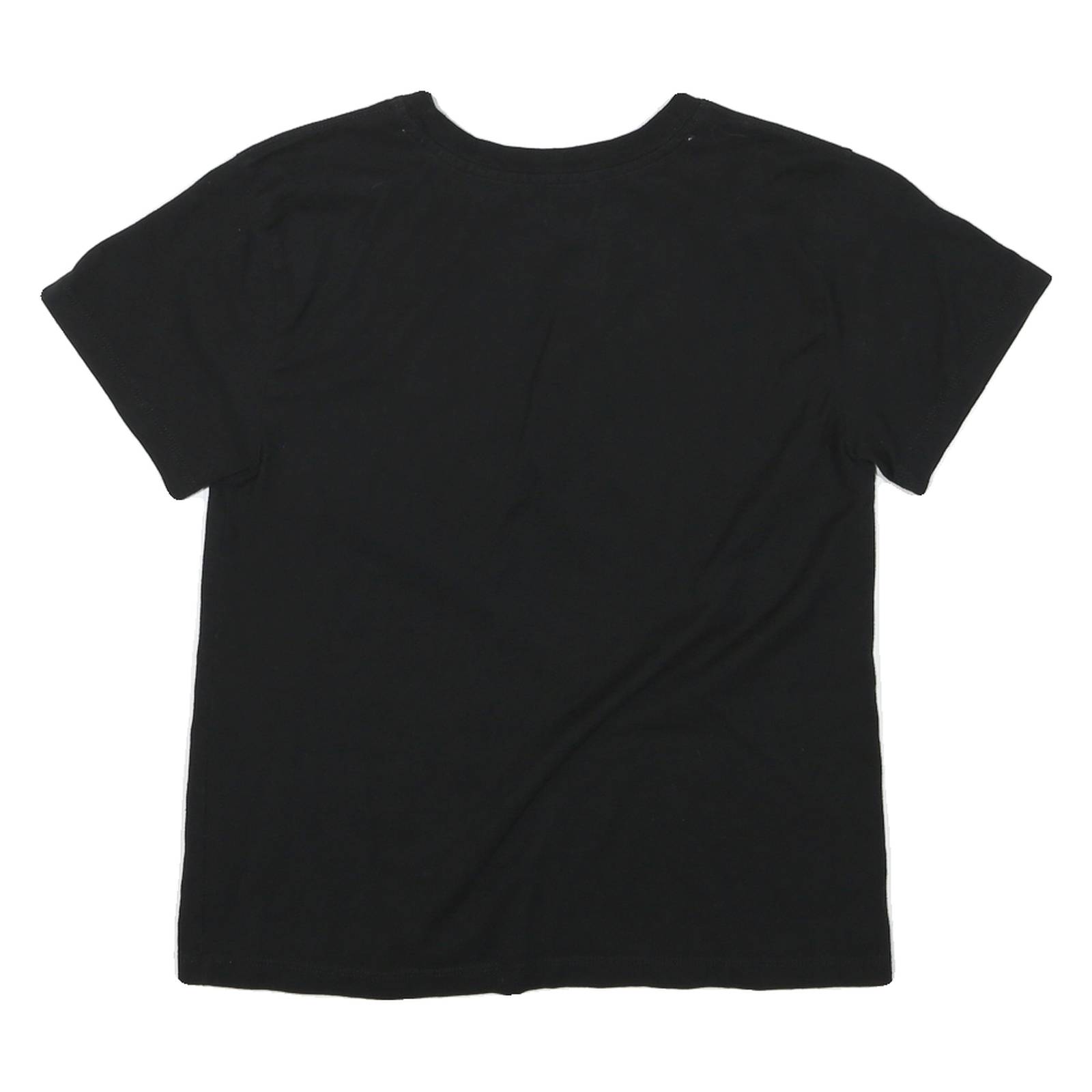 CHAMPION Womens Black Graphic T-Shirt S Short Sleeve Crew Neck Cotton Casual