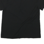 CHAMPION Womens Black Graphic T-Shirt S Short Sleeve Crew Neck Cotton Casual