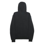 FILA Mens Black Pullover Hoodie S Logo Embroidered Cotton Blend Sweatshirt