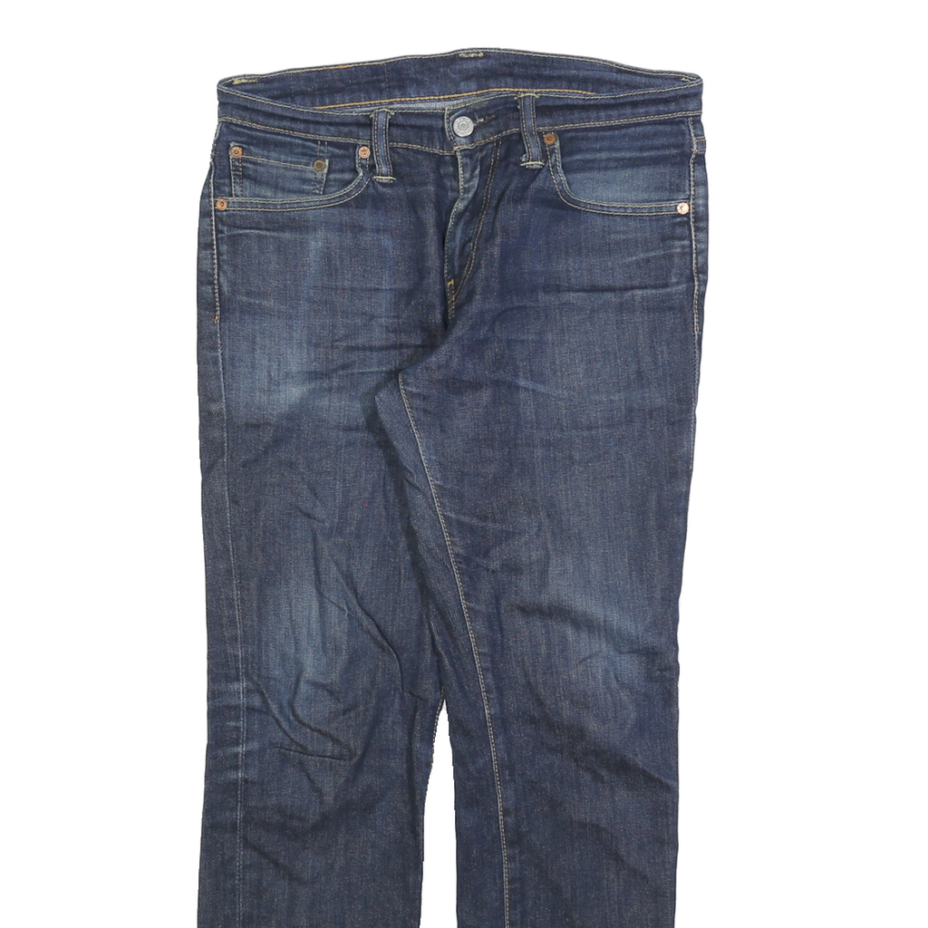 LEVI'S 511 Slim Mens Jeans Blue Slim Skinny Denim Medium W30 L30 Zip Cotton
