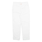 TED BAKER Chino Womens Trousers White Regular Tapered W26 L26