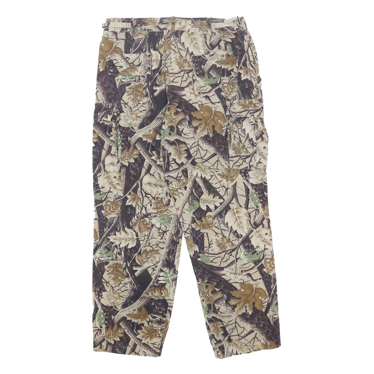 MASTER SPORTSMAN Mens Cotton Real Tree Camo Relaxed Cargo Trousers W36 L30