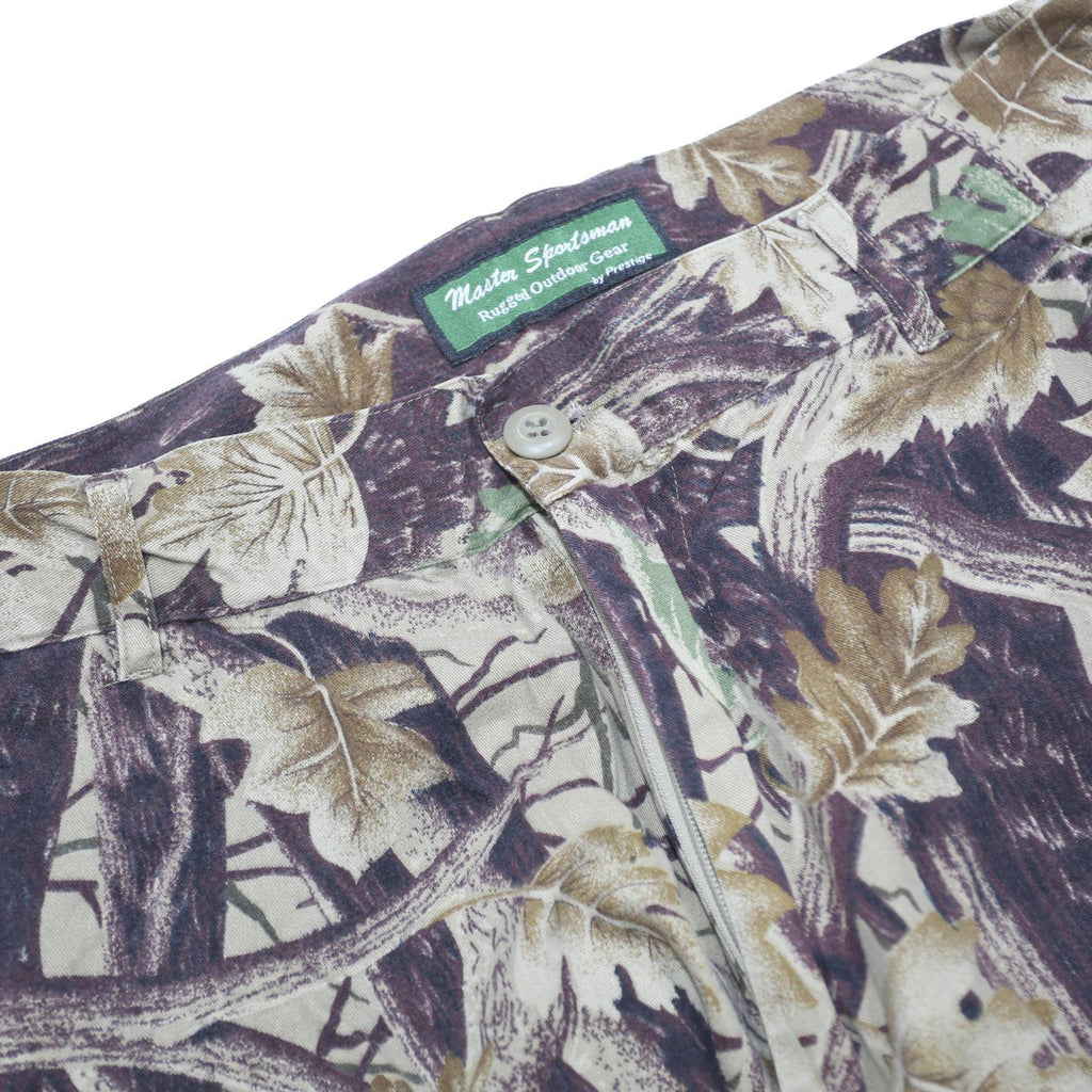 MASTER SPORTSMAN Mens Cotton Real Tree Camo Relaxed Cargo Trousers W36 L30