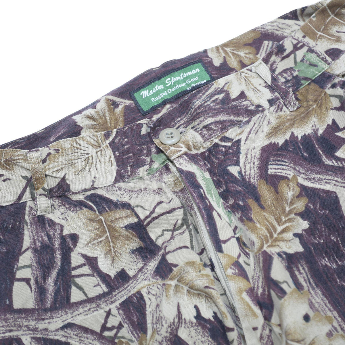 MASTER SPORTSMAN Mens Cotton Real Tree Camo Relaxed Cargo Trousers W36 L30