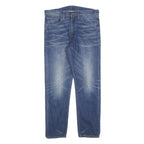 LEVI'S 508 Tapered Mens Jeans Blue Regular Cotton Blend W32 L30 Classic Zip