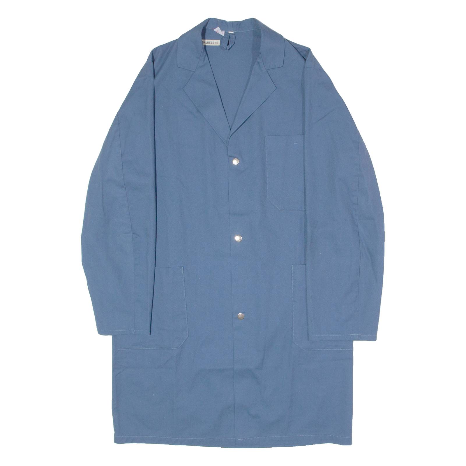 MISCHGEWEBE Swiss Workwear Mens Chore Coat Blue Twill 90s M