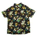 DRIVER Mens Shirt Black Floral 2XL
