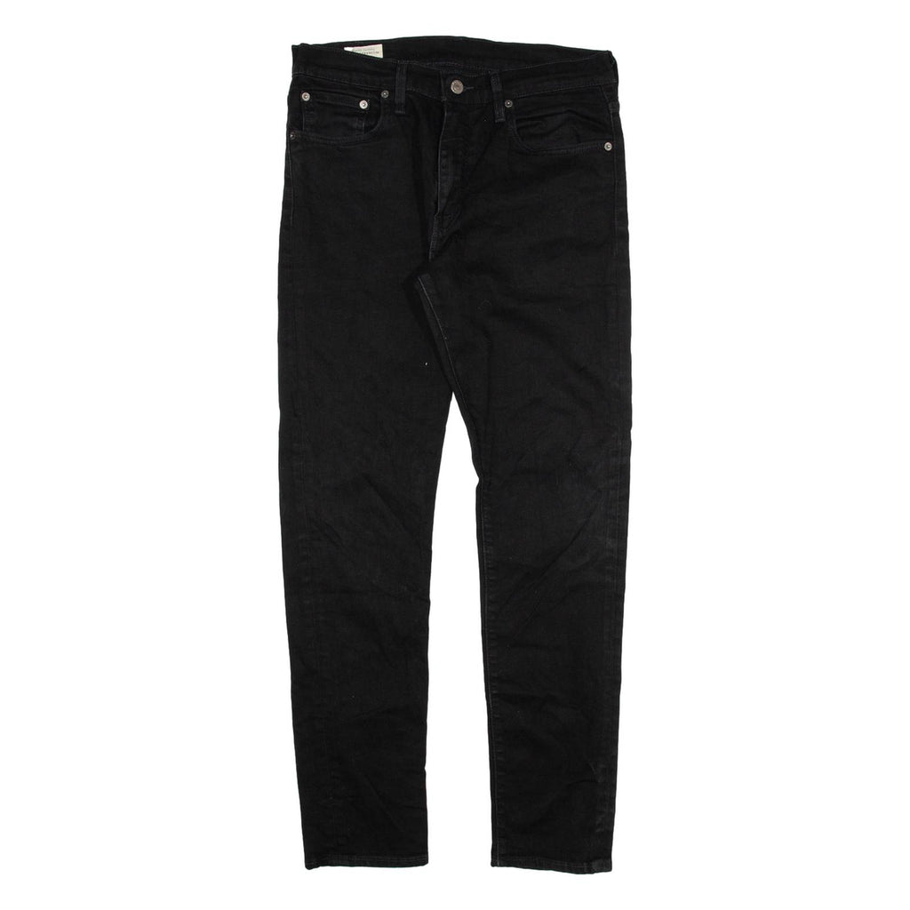LEVI'S 512 BIG E Jeans Mens Black Slim Tapered W32 L32