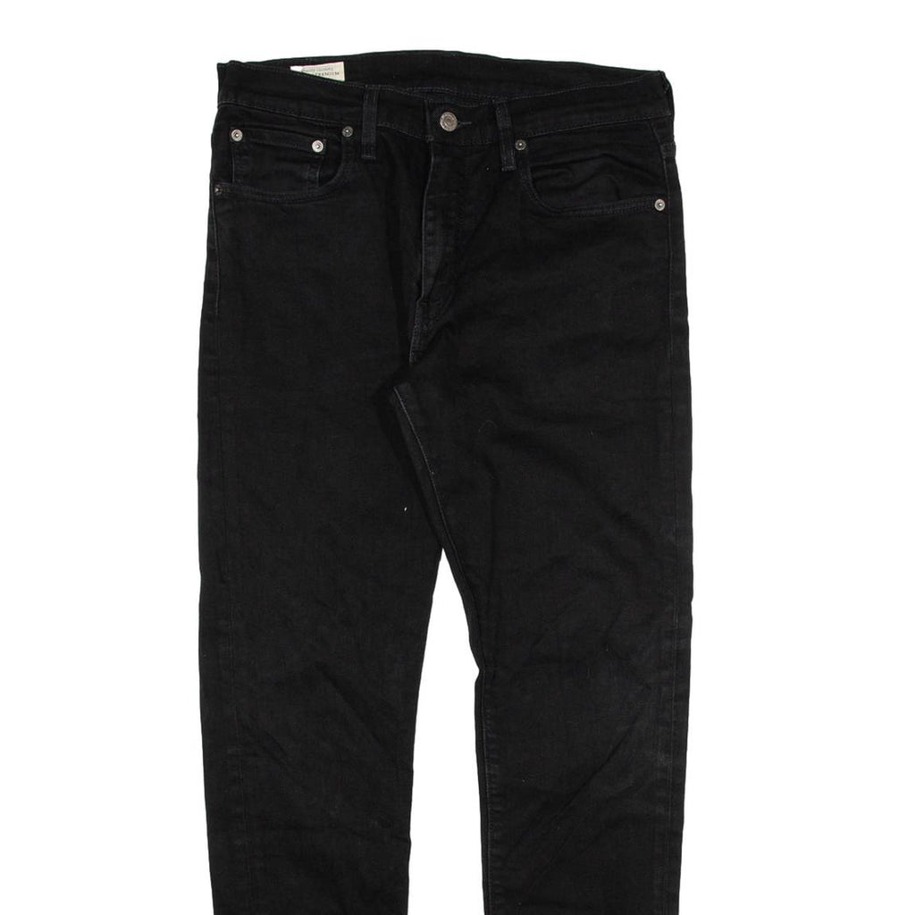 LEVI'S 512 BIG E Jeans Mens Black Slim Tapered W32 L32