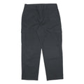 DICKIES Mens Cotton Blend Black Relaxed Straight Trousers W36 L30 Workwear Cargo