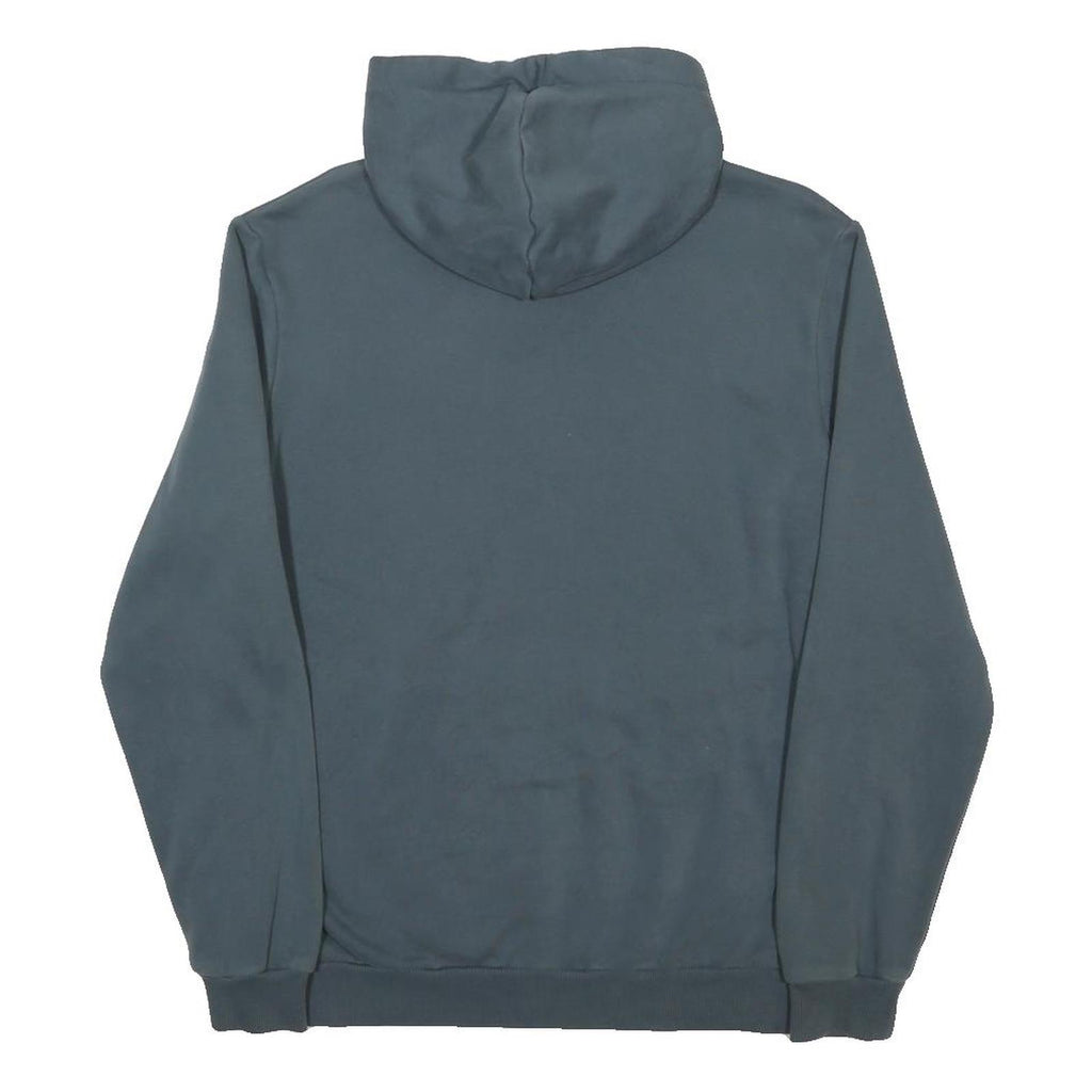 PUMA Mens Grey Hoodie M Cotton Blend Pullover Drawstring Hooded Sweatshirt