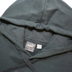 PUMA Mens Grey Hoodie M Cotton Blend Pullover Drawstring Hooded Sweatshirt