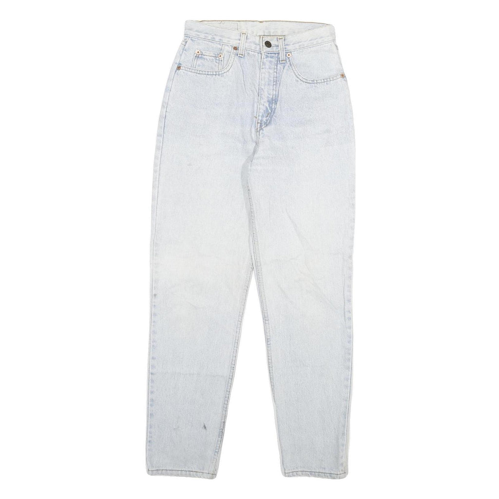 LEVI'S Womens Slim Light Blue Denim Slim Jeans W26 L29 Classic Cotton Blend Zip