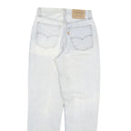 LEVI'S Womens Slim Light Blue Denim Slim Jeans W26 L29 Classic Cotton Blend Zip